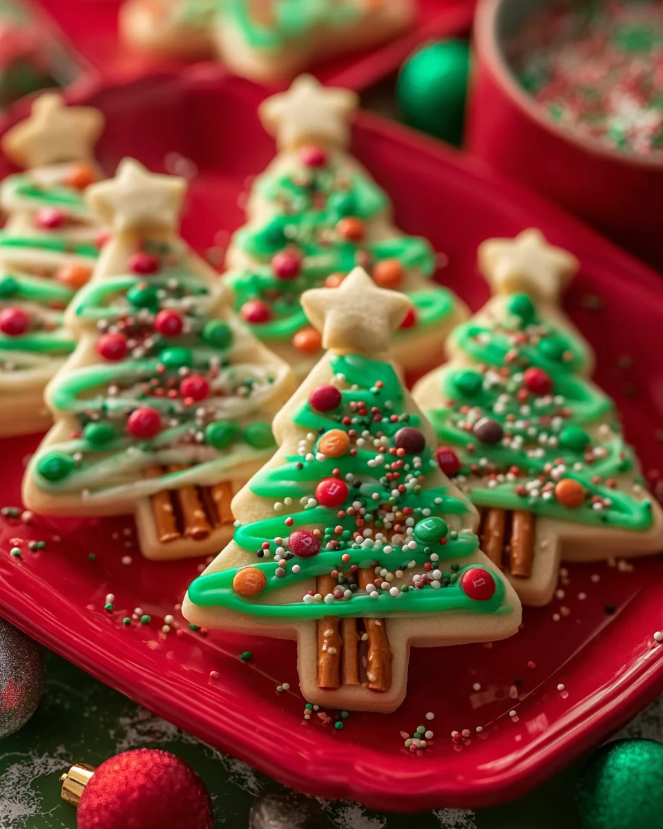 M&M’S® Christmas Tree Cookies: Crispy, Creamy Holiday Joy!