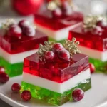 Easy Layered Christmas Jello