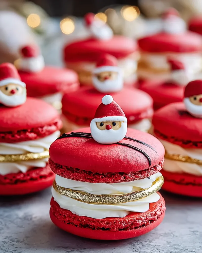 Delightful Santa Claus Macarons 7 codinofouad httpss.mj .run8f6zP31SJ3s close up of bright red C 0face422 d1fe 4e27 b186 3d52f05e0d1b 0