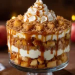 Caramel Apple Cheesecake Trifle