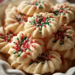 Holiday Spritz Cookies 🎄🍪 – Buttery, Festive, and Absolutely Addictive!