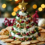 Cheese Tree with Cranberry & Pistachio