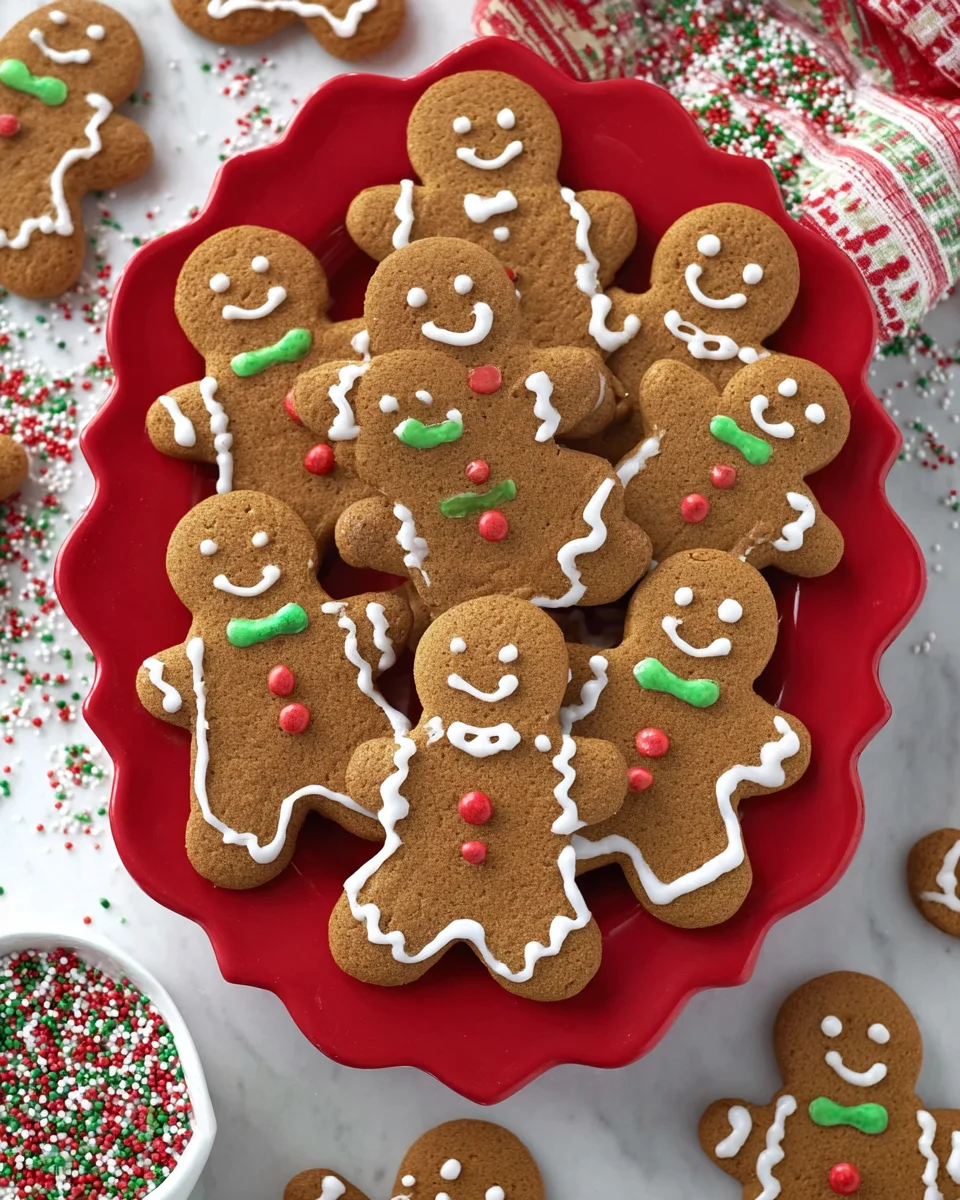 Soft and Chewy Gingerbread Men Cookies