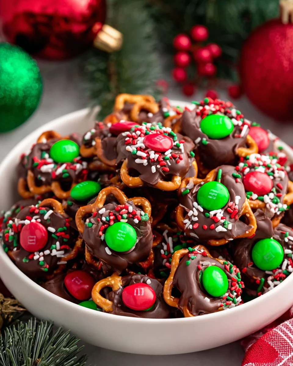 Easy Rolo Pretzel Bites