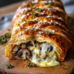 Herbed Mushroom & Gruyère Pastry Plait