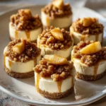 Apple Crisp Mini Cheesecakes