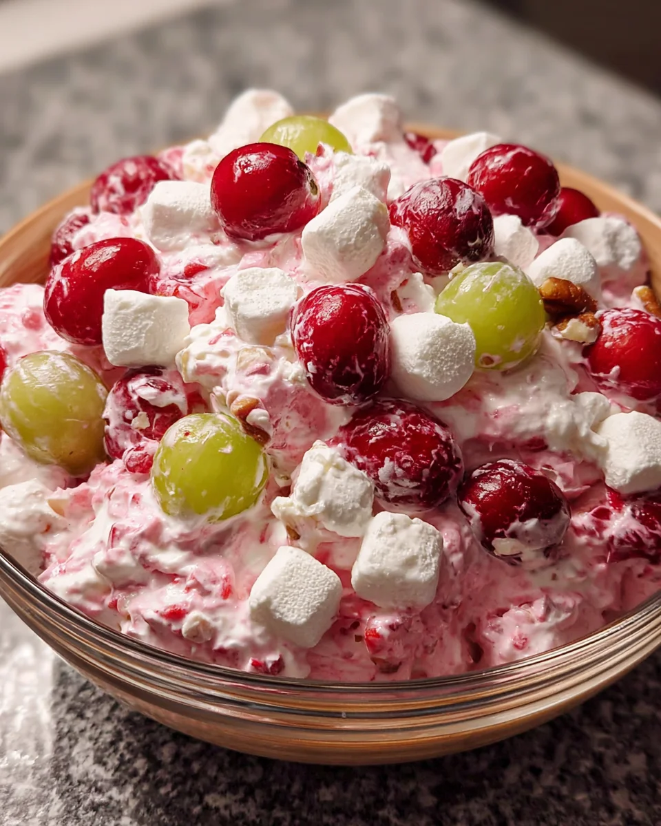 Cranberry Fluff Dessert