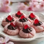 Cherry Blossom Cookies 🍒🌸 — A Sweet Bite of Nostalgia in Every Kiss