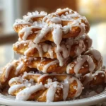 Salted White Chocolate Pretzel Caramel Clusters