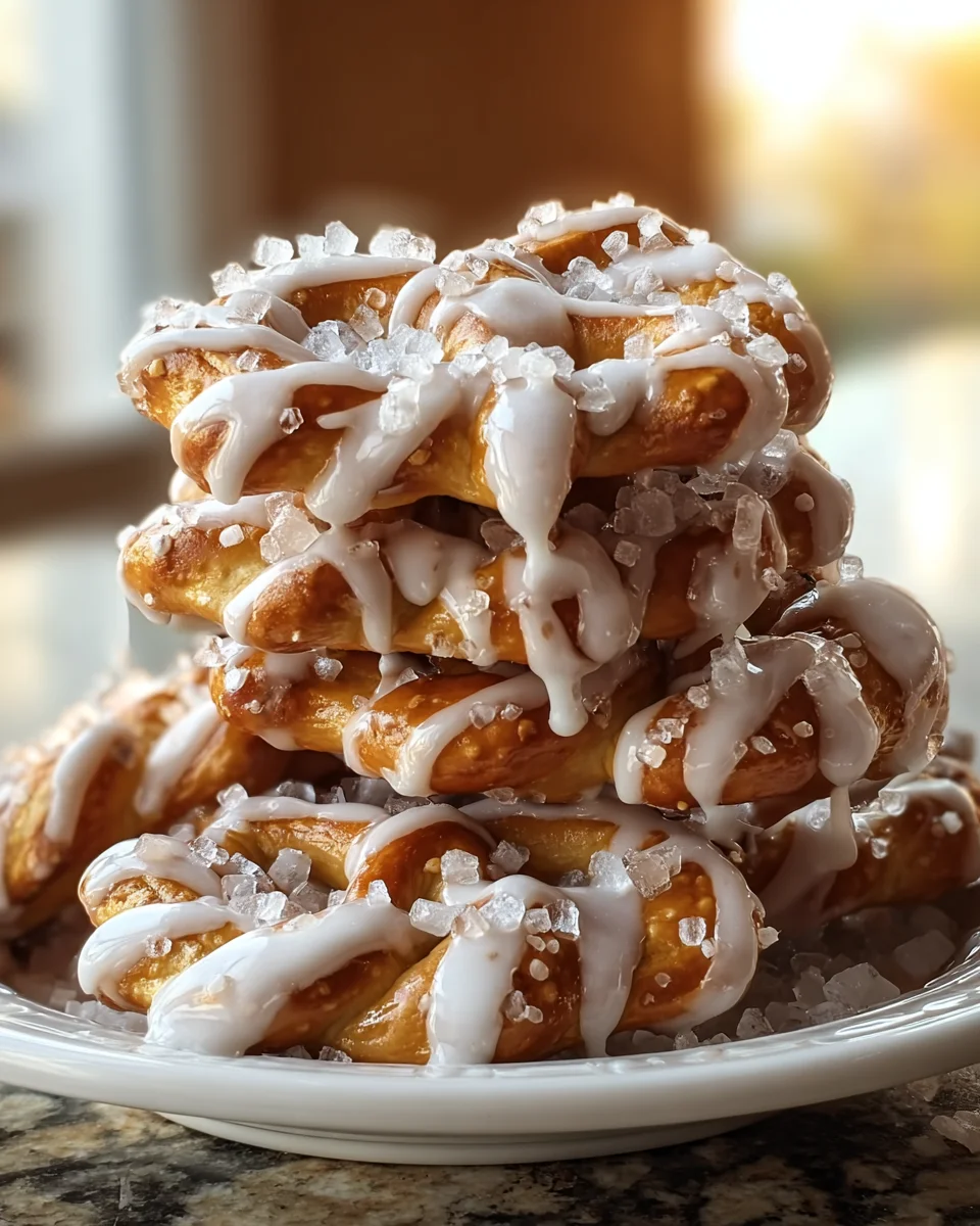 Salted White Chocolate Pretzel Caramel Clusters
