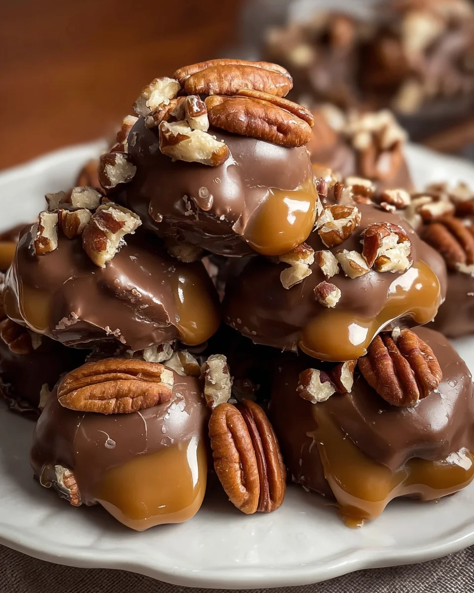 Perfect Pecan Caramel Turtles