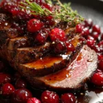 Cranberry Balsamic Roast Beef