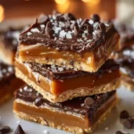 Salted Caramel Chocolate Crack Bars