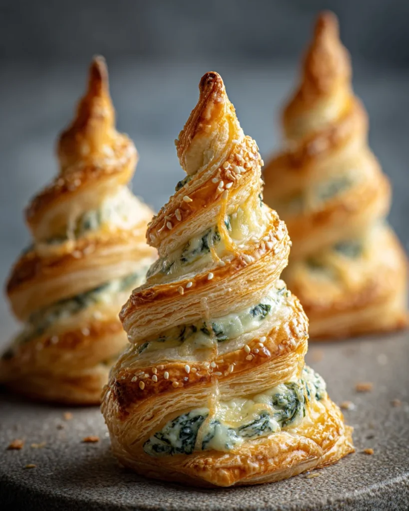 Spinach Puff Pastry Trees 8 codinofouad httpss.mj .runxg9yishAsc0 realistic Close up amate a3fcee9c 7362 46d3 b246 fa35399b9188 0