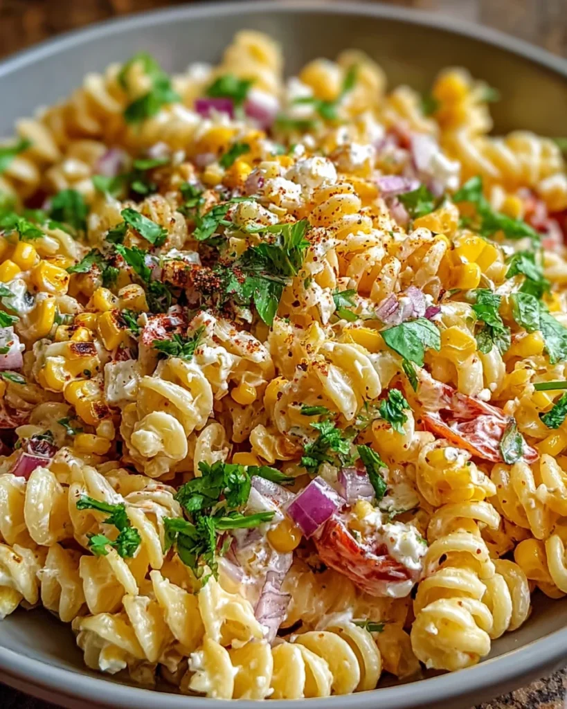 Mexican Street Corn Pasta Salad
