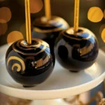 Midnight Glamour Candy Apples