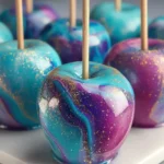 Galaxy Candy Apples: Crispy, Colorful, and Irresistibly Sweet!
