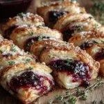 Blackberry Goat Cheese Puff Pastry: Crispy, Creamy Bliss!