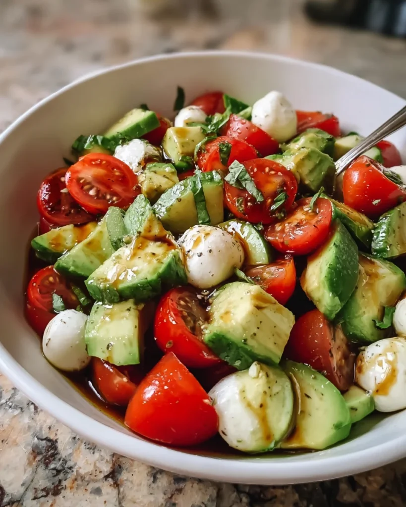 Cucumber Mozzarella Salad