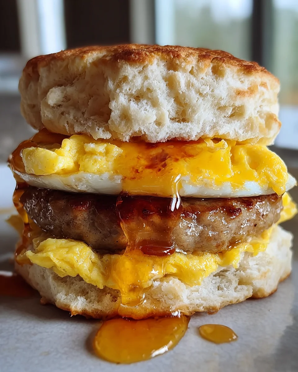 Easy Biscuit Breakfast Sandwich