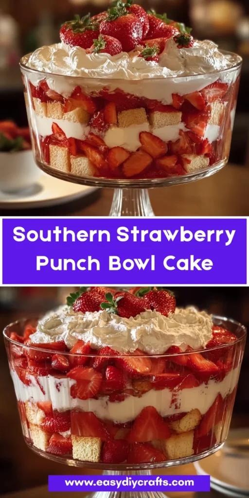 Southern Strawberry Punch Bowl Cake 5 Your paragraph text 102