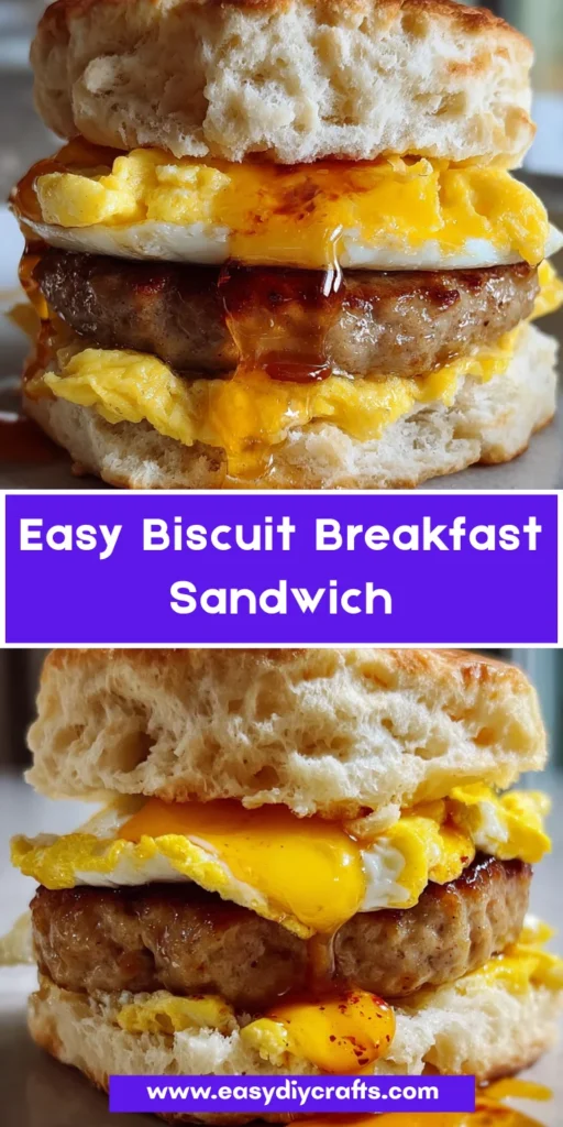 Easy Biscuit Breakfast Sandwich