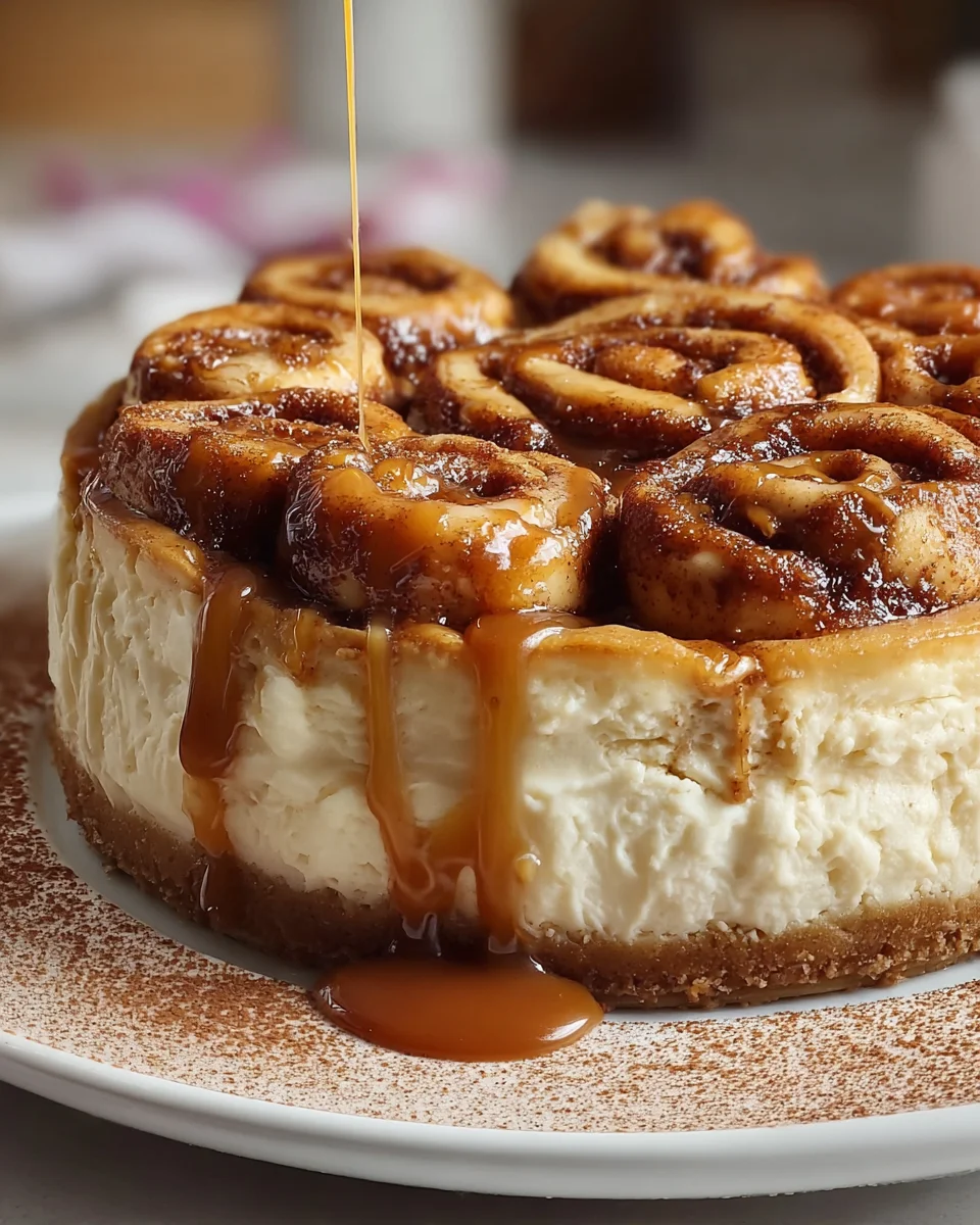 Cinnamon Roll Honeybun Cheesecake – The Sweetest Combo Ever