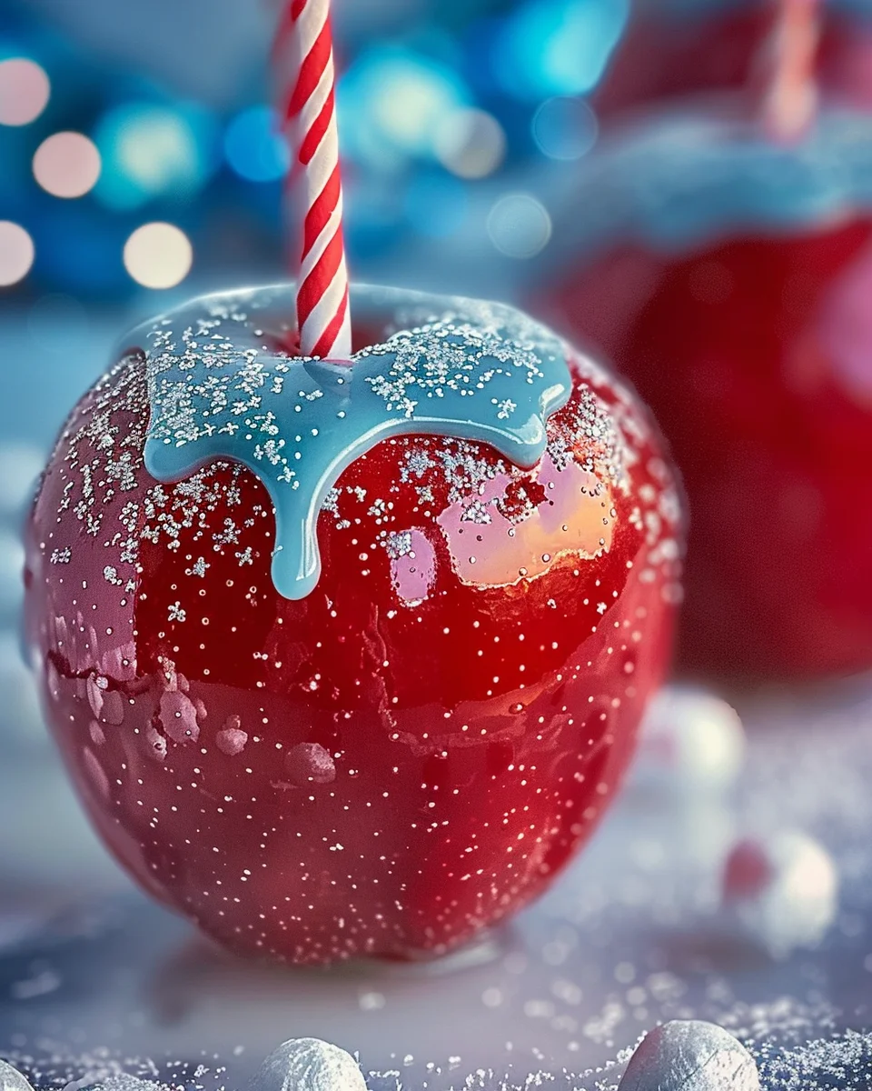 Frosty Wonderland Candy Apples