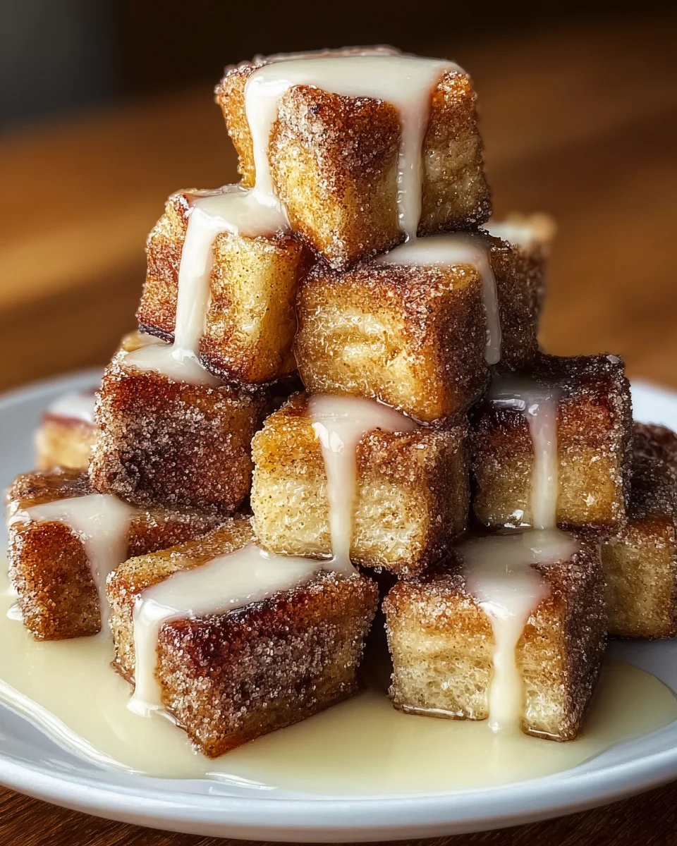 Cinnamon Roll French Toast Bites: Gooey, Crispy, Irresistible Breakfast Bliss