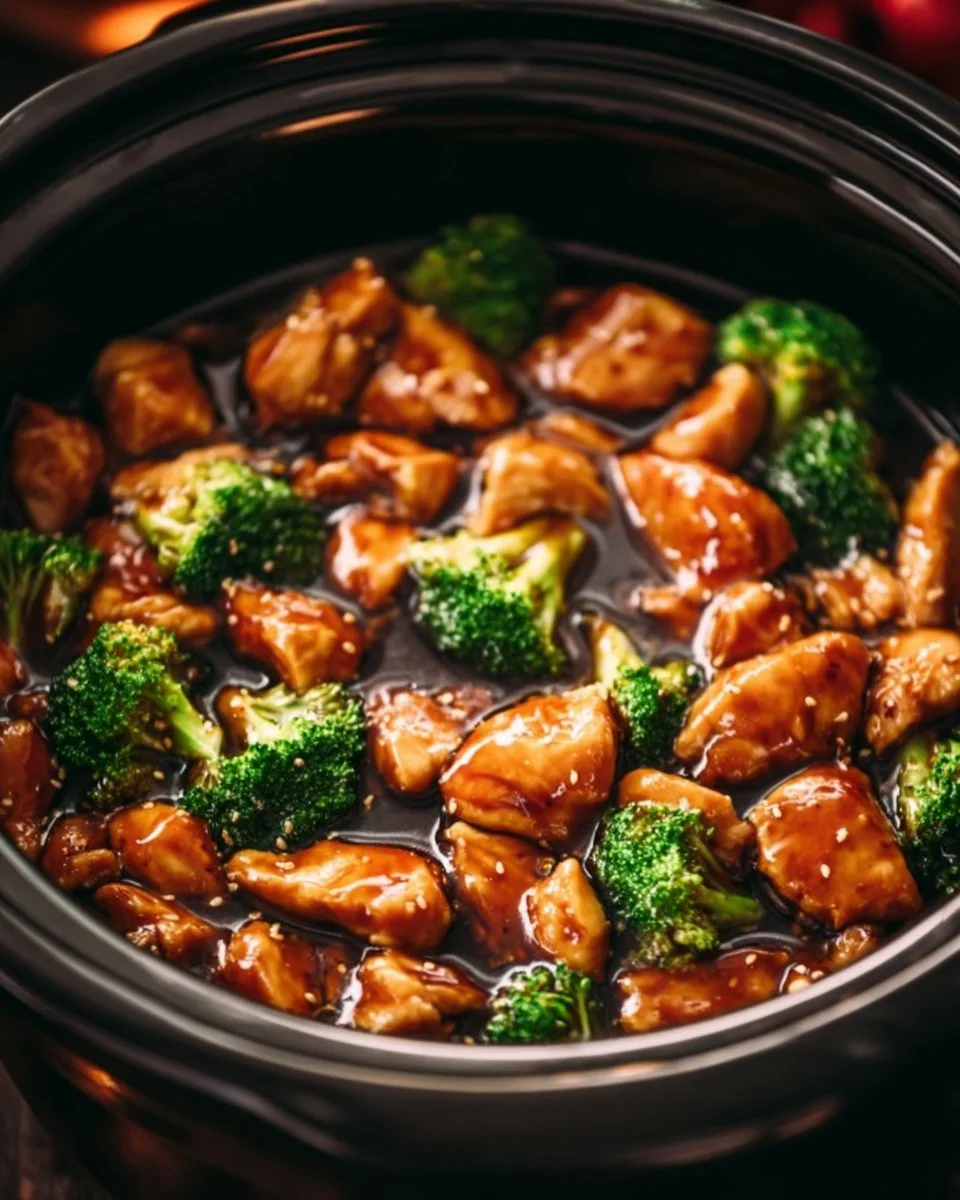 Dump and Go Crockpot Teriyaki Chicken served with rice and vegetables