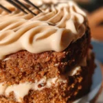 Honeybun carrot cake with cheesecake filling and cinnamon cream cheese icing