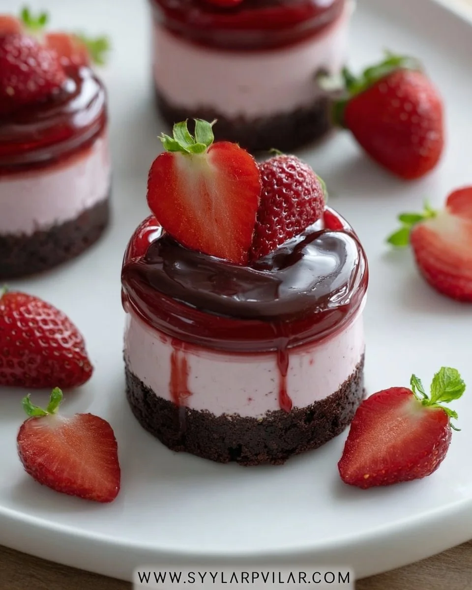 A variety of beautifully decorated Valentine’s Day desserts on a table.
