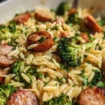 chicken sausage and broccoli orzo 2026 03 31 150622 1