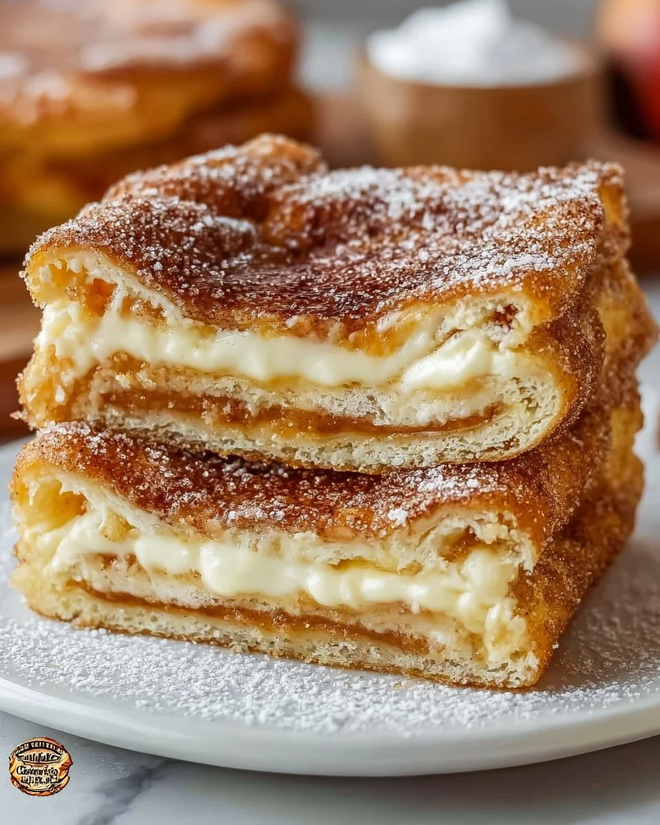 Delicious churro cheesecake topped with cinnamon and sugar
