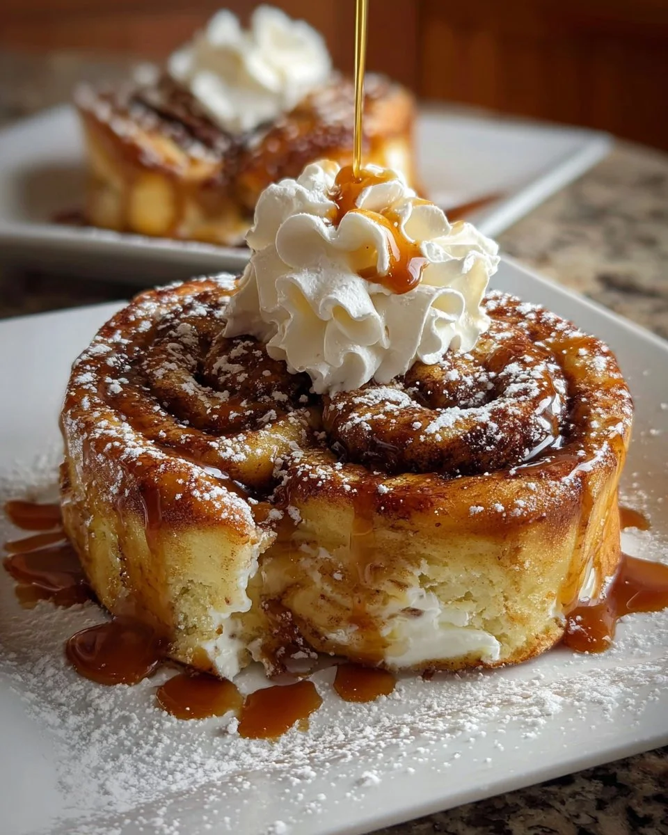 Delicious cinnamon roll cheesecake chimichanga drizzled with icing