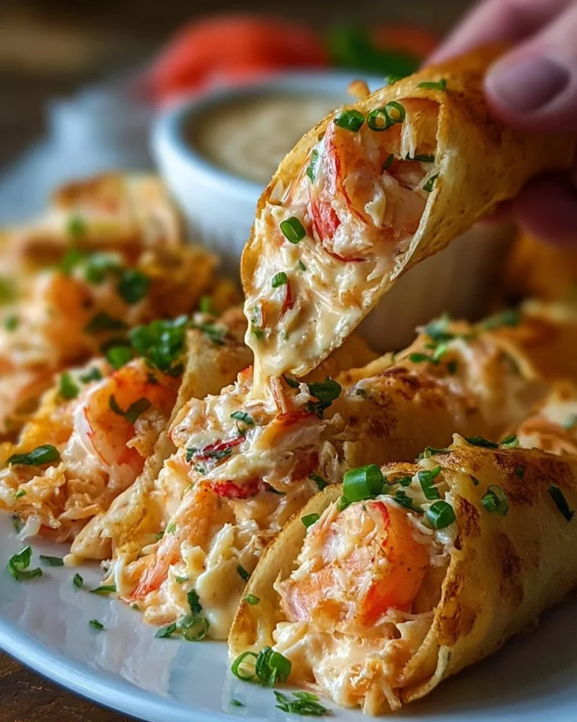 Delicious Crab Shrimp Queso dip served in a bowl, ideal for parties and gatherings.