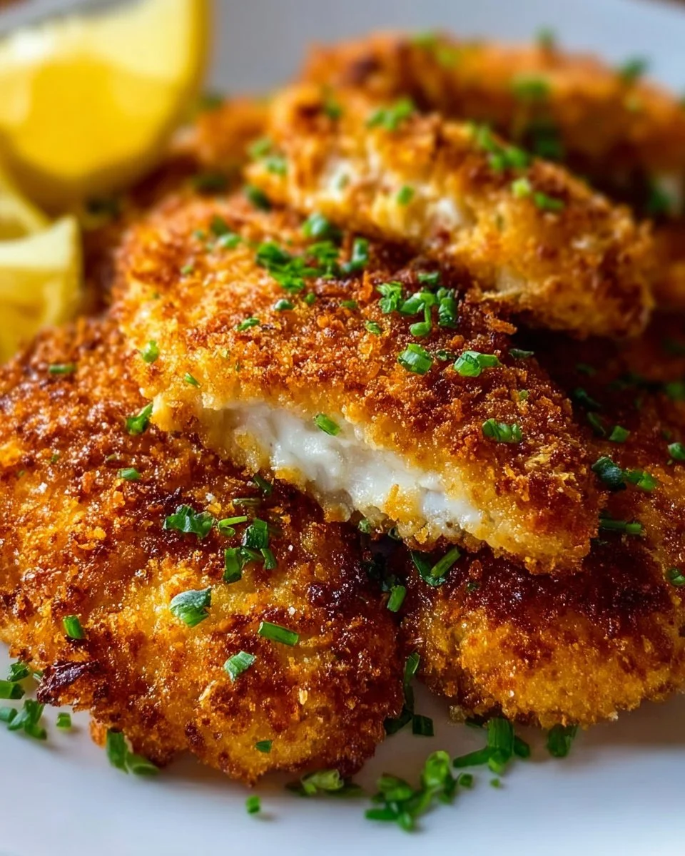 Delicious crispy sour cream and onion chicken served with sides