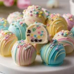 Colorful Easter Egg Oreo Balls for a festive dessert table