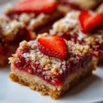 Delicious gluten-free strawberry bars ready to enjoy