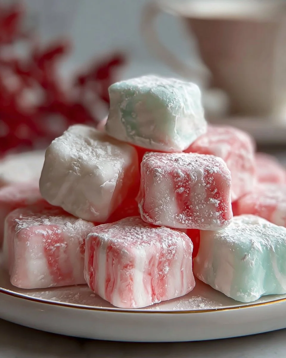Plate of Grandma's Old Fashioned Butter Mints for a sweet treat