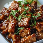 Savory slow cooker pork with garlic and ginger for a tender, flavorful dish