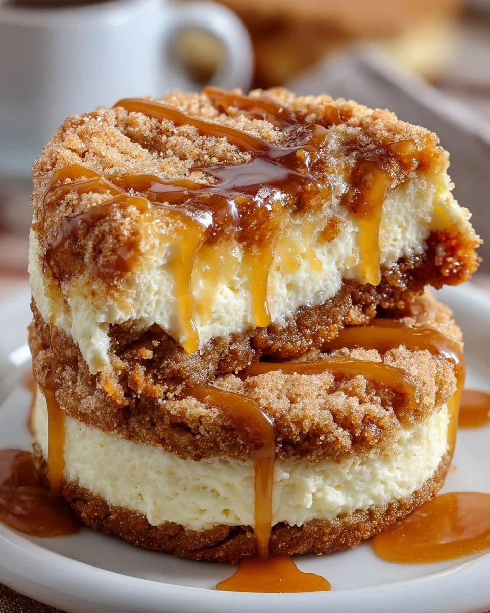 Delicious Apple Pie Cheesecake Cookies fresh out of the oven