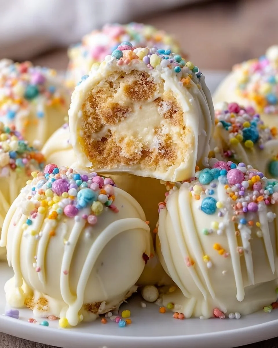 Delicious Banana Pudding Easter Truffles decorated for the holiday