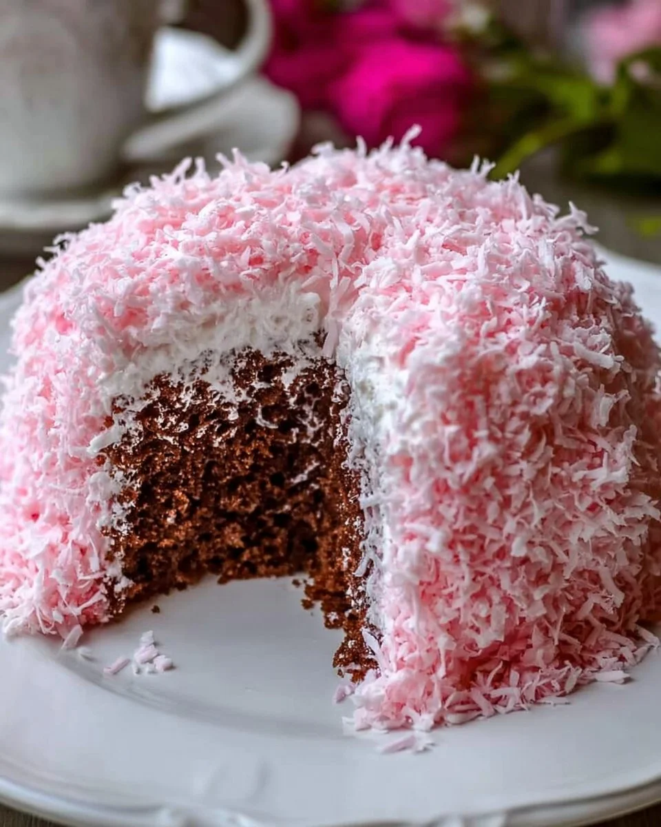 Giant SnoBall Cake decorated with colorful frosting and toppings