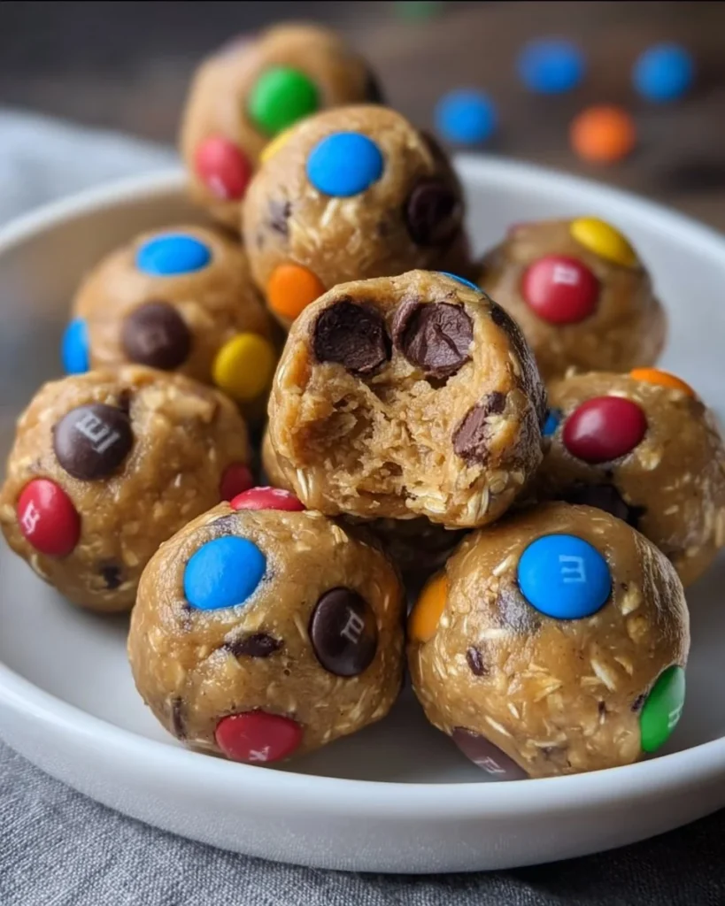 Delicious high protein energy balls made with natural ingredients for a nutritious snack.