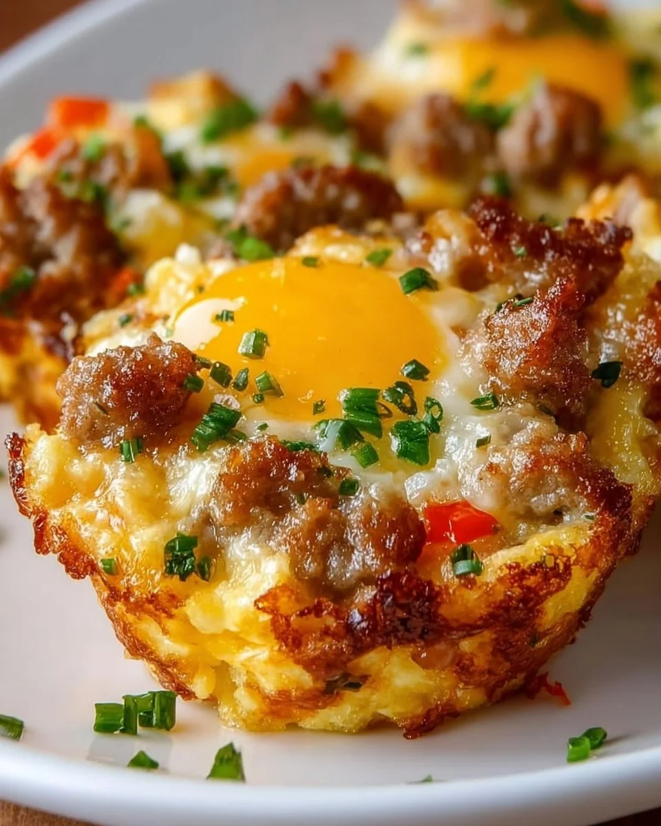 Low carb breakfast with sausage and egg on a plate