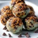 Mint chocolate chip protein balls packed with flavor and nutrition