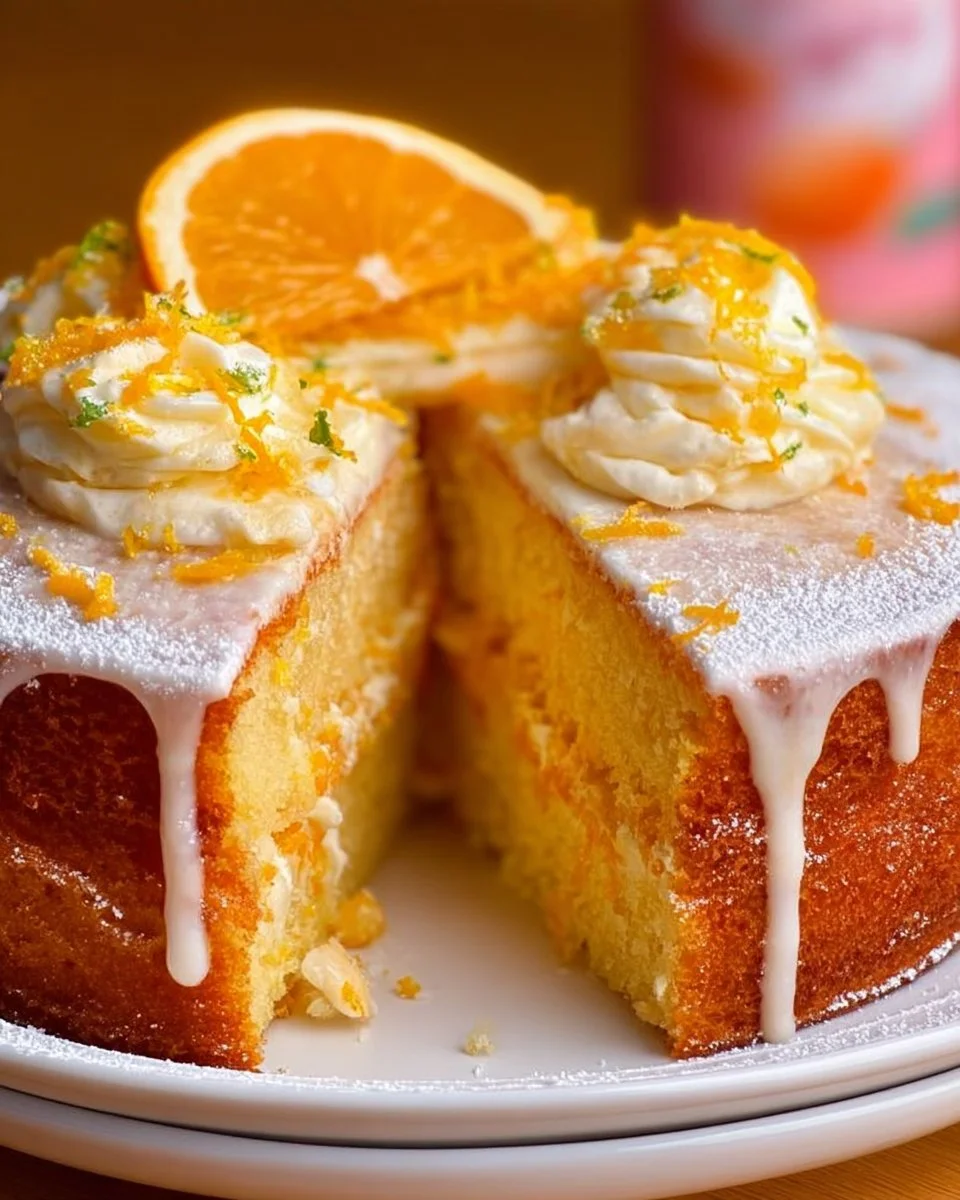 Moist and flavorful Citrus Party Cake ready for celebration
