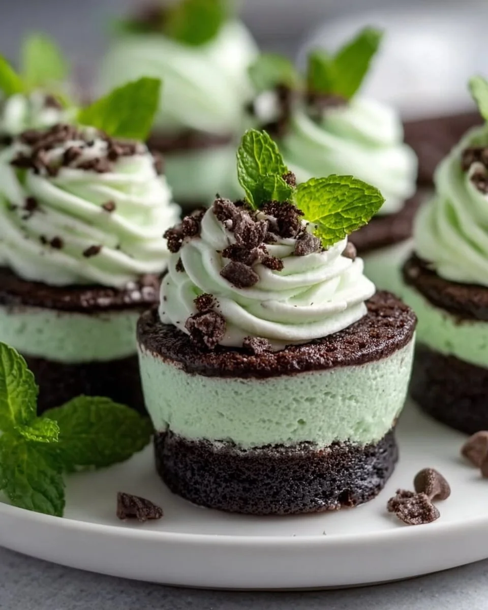 St Paddy's Mint Cheesecake Cups decorated for festive celebrations