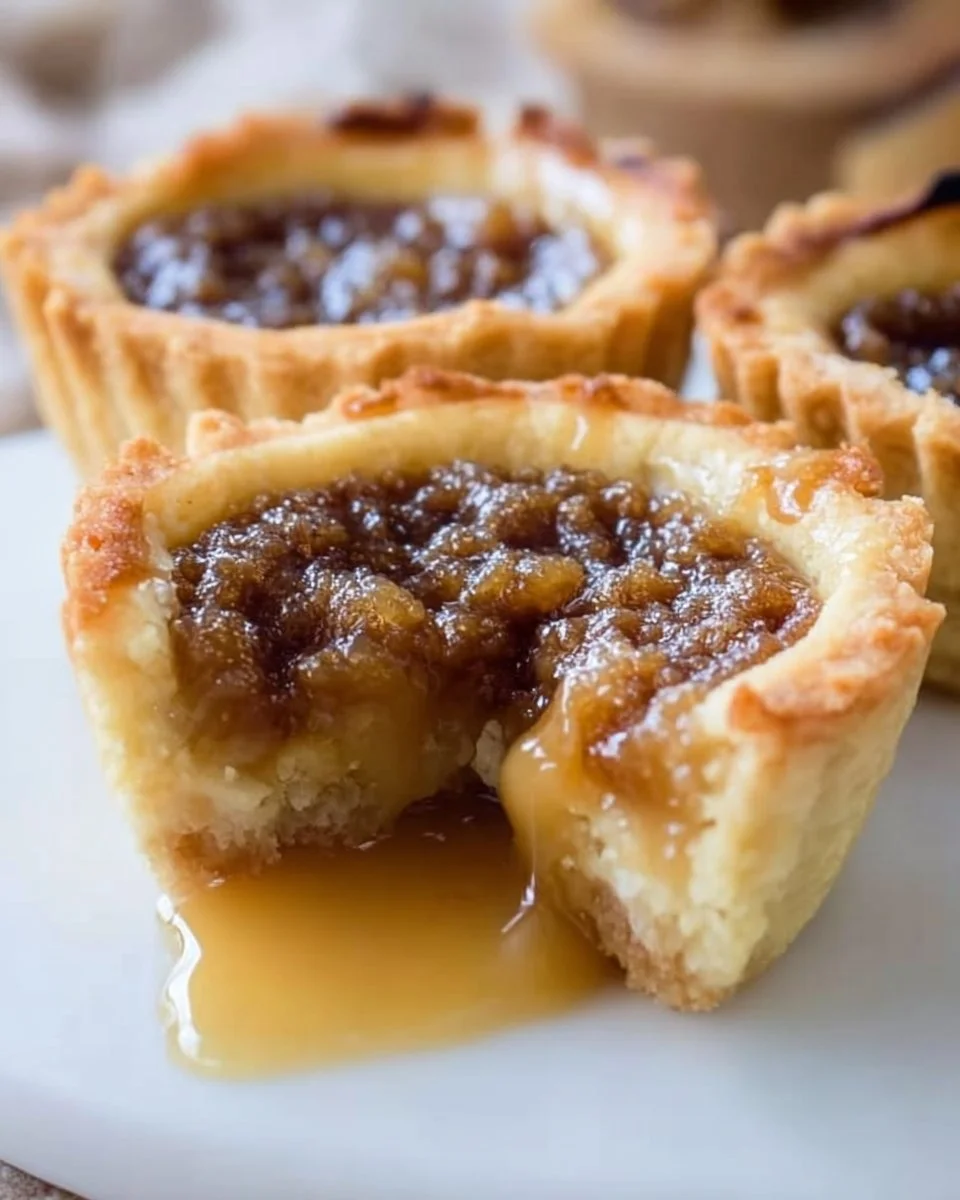 Delicious Keto Butter Tarts on a plate, perfect for low-carb dessert lovers.